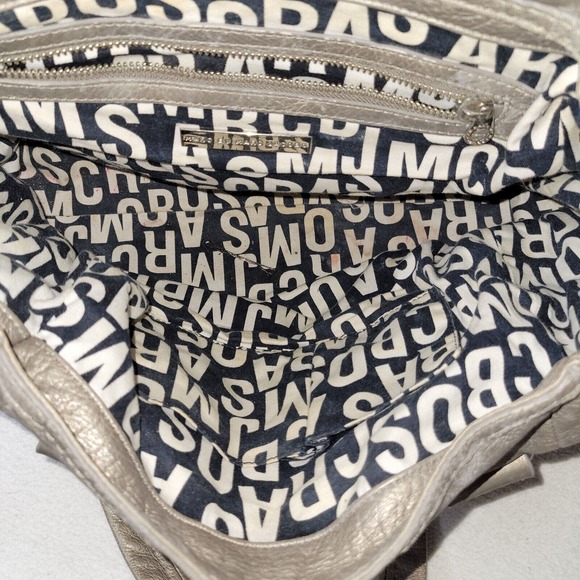 Marc By Marc Jacobs Womens Leather Gold Tone Twist Lock Shoulder Handbag - Picture 5 of 16